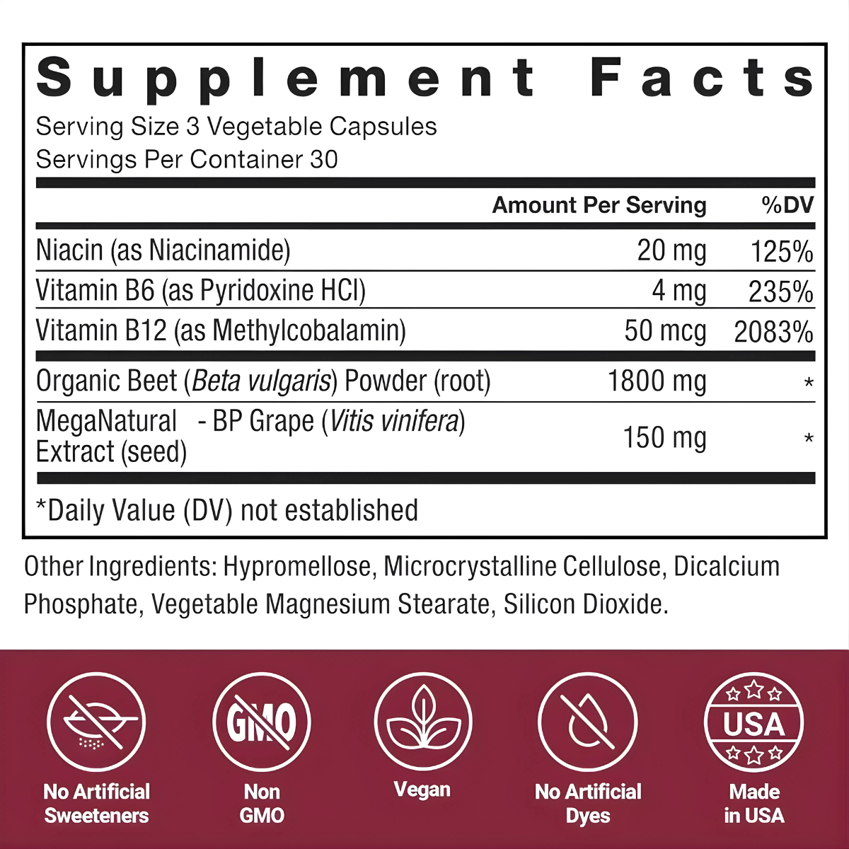 Organic Beetroot - Supplement